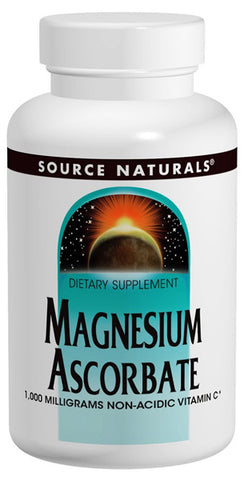 Source Naturals Magnesium Ascorbate - 60 Tablets (1,000 mg)