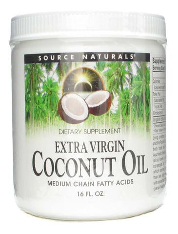 Source Naturals Coconut Oil (Extra Virgin) - 16 oz