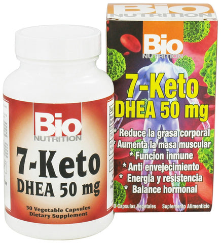 BIO NUTRITION - 7 Keto DHEA 50 mg - 50 Vegetarian Capsules