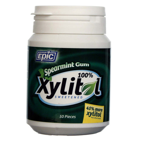 Epic Dental Xylitol Sweetened Gum, Spearmint