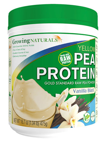 Growing Naturals - Yellow Pea Protein Vanilla Blast