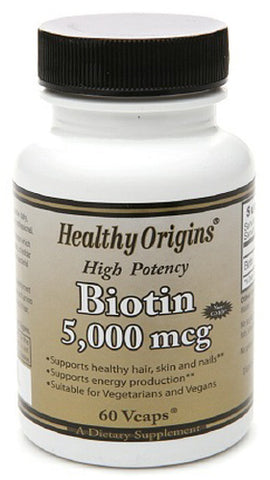 Healthy Origins -  Biotin 5, 000 Mcg