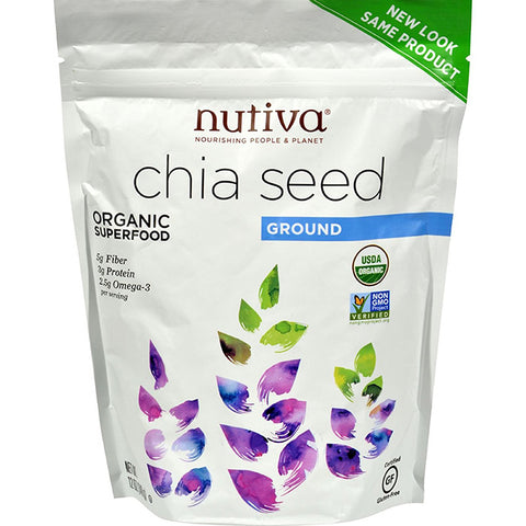 NUTIVA - Organic Ground Chia Seed