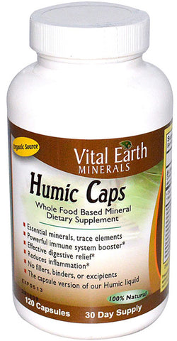Vital Earth Minerals - Humic Mineral Caps 120 Count