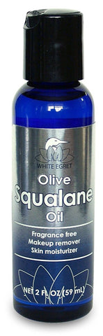 White Egret -  Topical Treatments Olive Squalane Oil - 2 Fl. Oz, 3 Pack