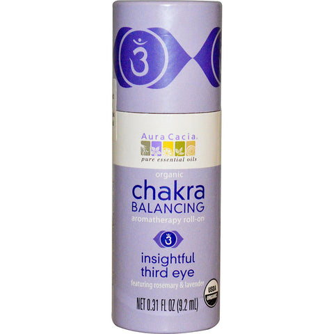 AURA CACIA - Organic Chakra Roll-On Insightful Third Eye