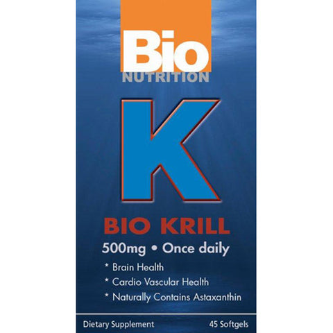 Bio Nutrition - K Bio Krill 500 mg - 45 Softgels