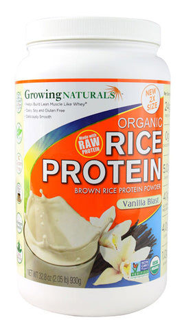 Growing Naturals - Rice Protein Powder Vanilla Blast