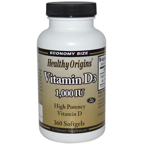 Healthy Origins - Vitamin D3 1000 IU