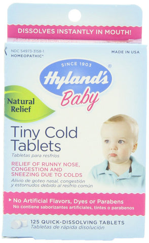Hylands Homeopathic - Baby Tiny Cold Tablets