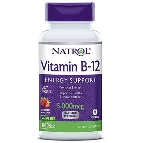 Natrol - Vitamin B-12 5000 mcg Fast Dissolve