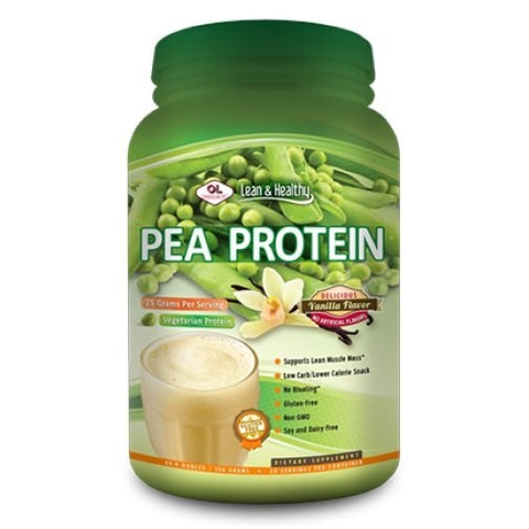 Olympian Labs - Pea Protein Vanilla Flavor - 736 Grams