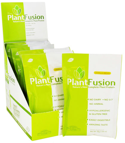 PlantFusion - Plant Protein Vanilla Bean - 12 x 1.06 oz. Packets