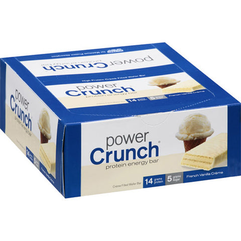 Power Crunch - Protein Energy Bar French Vanilla Cream - 12 x 1.4 oz. Cookies