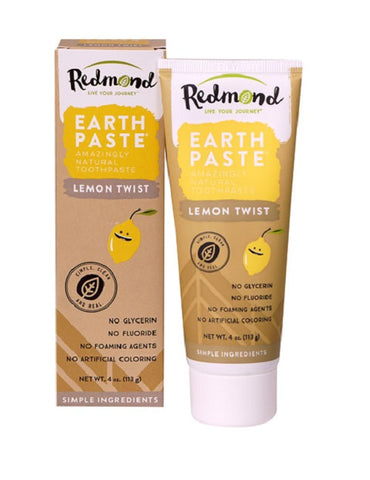 REDMOND REALSALT - EarthPaste Lemon Twist Natural Toothpaste