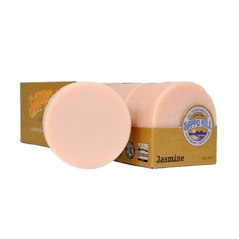 Sappo Hill - Glycerine Creme Soap Jasmine - 12 x 3.5 oz. Bars