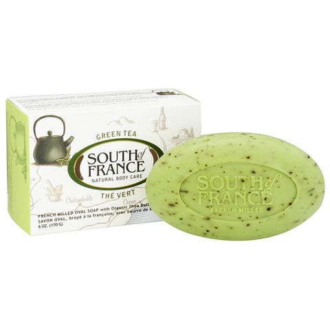 South Of France - French Milled Bar Soap Green Tea - 6 oz. (170 g)