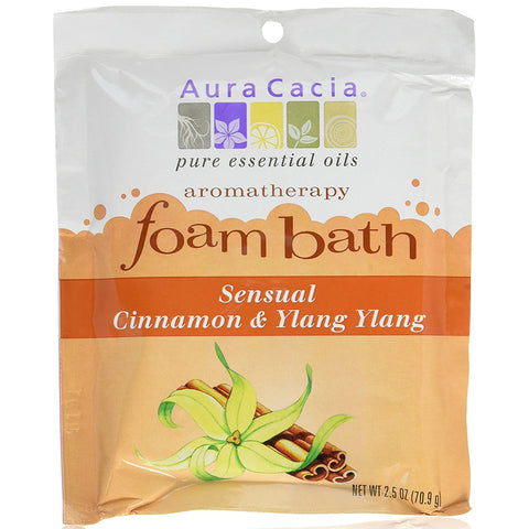 AURA CACIA - Aromatherapy Foam Bath Cinnamon & Ylang Ylang