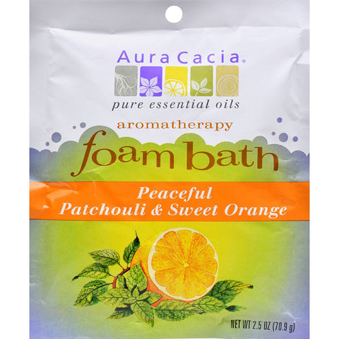 AURA CACIA - Aromatherapy Foam Bath Patchouli & Sweet Orange