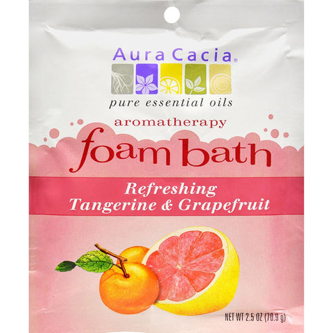 AURA CACIA - Aromatherapy Foam Bath Tangerine & Grapefruit