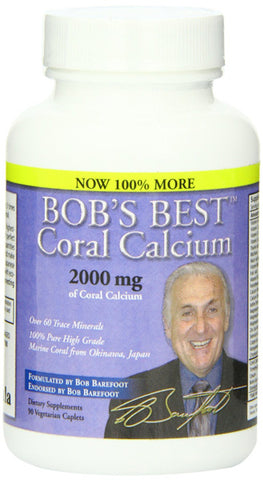 BOB BAREFOOT - Bobs Best Coral Calcium 2000 mg - 90 Capsules