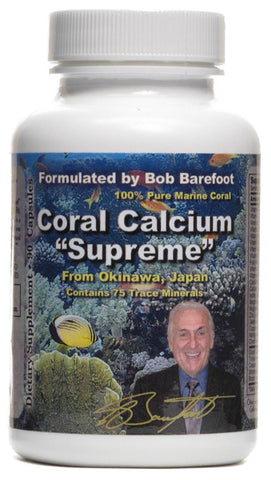 BOB BAREFOOT - Coral Calcium Supreme - 90 Capsules