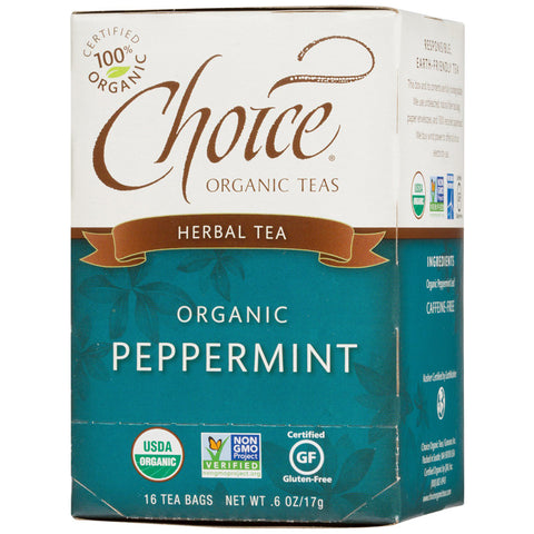 CHOICE - Herbal Tea Organic Peppermint Caffeine-Free