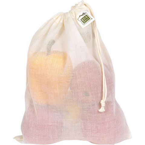 ECO-BAGS - Drawstring Produce Bag Cotton Gauze Medium