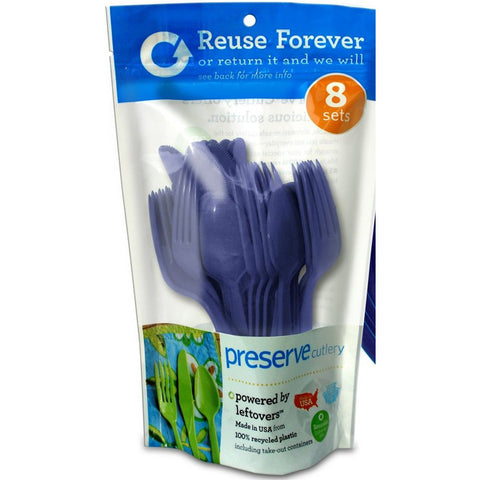 PRESERVE - On the Go Cutlery Midnight Blue