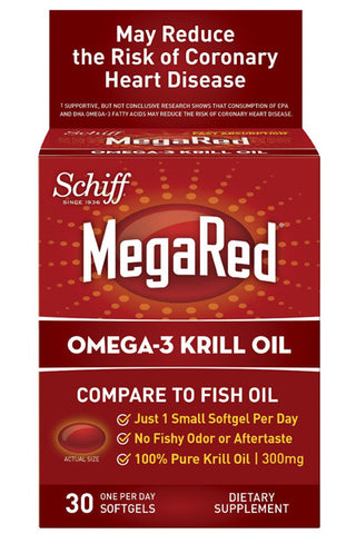 SCHIFF - Mega Red Omega-3 Krill Oil Ultra Strength 300 mg