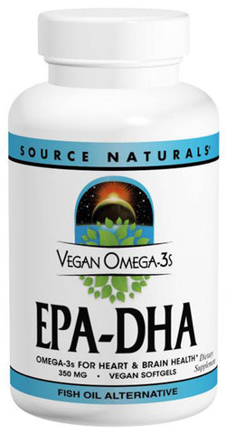 SOURCE NATURALS - Vegan Omega-3s EPA-DHA 300 mg - 30 Softgels