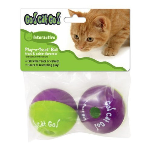 OUR PETS - GoCatGo Play-N-Treat Ball Cat Toy