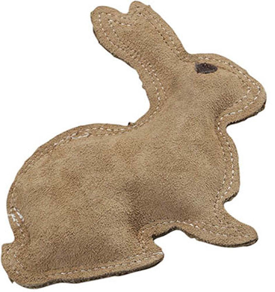 Ethical - Spot Dura-Fused Leather Rabbit Dog Toy Small