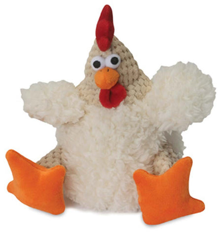 Go Dog - Mini Fat White Rooster with Chew Guard