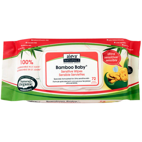 ALEVA - Bamboo Baby Wipes Ultra Sensitive