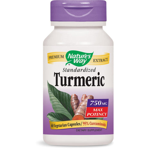 NATURES WAY - Turmeric Standardized 750 mg Max Potency