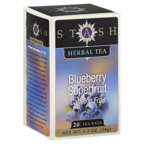 STASH TEA - Blueberry Superfruit Herbal Tea Caffeine Free