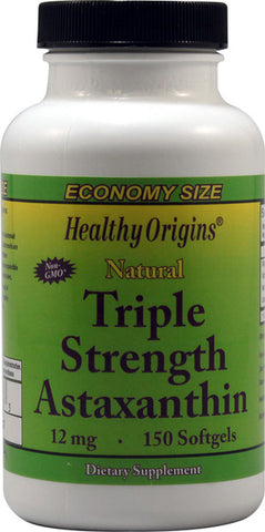 HEALTHY ORIGINS - Astaxanthin 12 mg Triple Strength