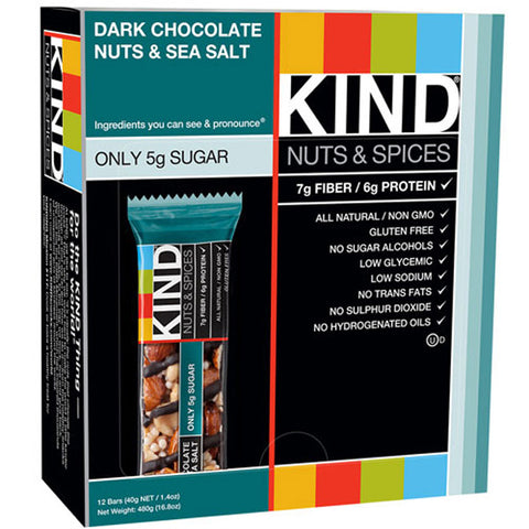 KIND - Dark Chocolate Nuts & Sea Salt