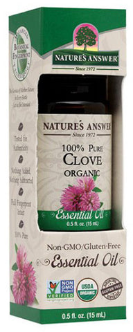 NATURES ANSWER - Essential Oil Organic Clove Bud