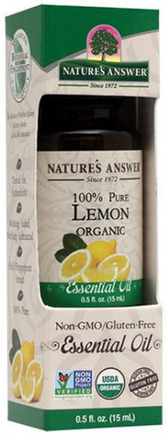 NATURES ANSWER - Essential Oil Organic Lemon