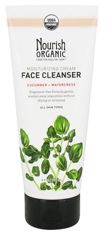 NOURISH - Organic Moisturizing Cream Face Cleanser Cucumber + Watercress