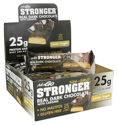 NUGO NUTRITION - NuGO Stronger Bar Real Dark Chocolate