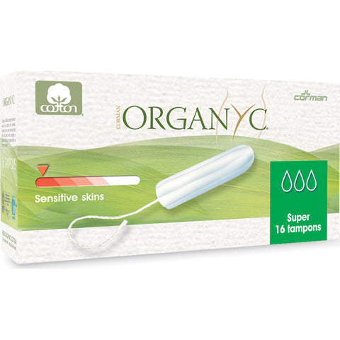 ORGANYC - Organic Cotton Tampons Super