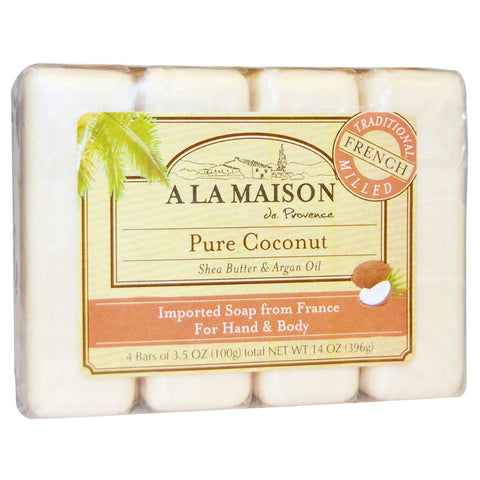 A LA MAISON - Pure Coconut Bar Soap Value Pack