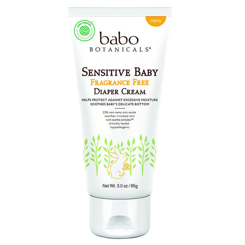 BABO - Sensitive Baby Zinc Diaper Cream Fragrance Free