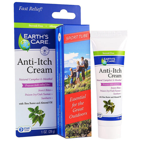 EARTH'S CARE - Anti-Itch Cream with Shea Butter and Almond Oil