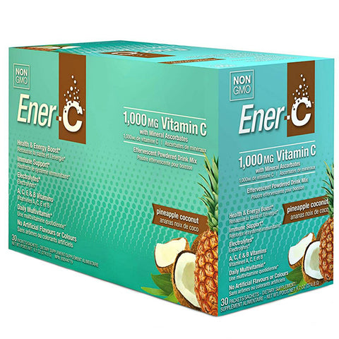ENER-C - Effervescent Multivitamin Drink Mix Pineapple Coconut