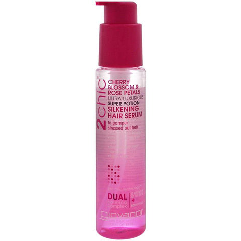 GIOVANNI - 2chic Ultra Luxurious Super Potion Silkening Hair Serum Cherry Blossom & Rose Petals