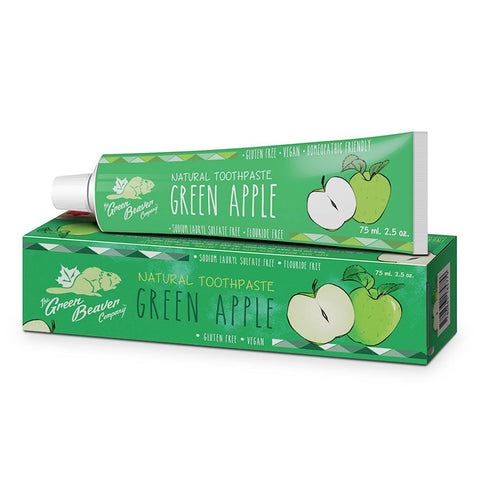 GREEN BEAVER - Green Apple Natural Toothpaste